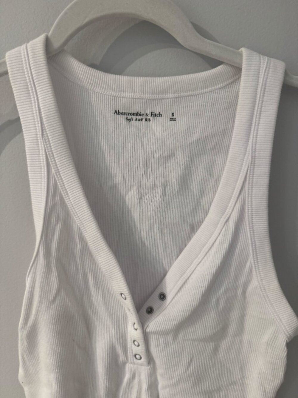 Abercrombie & Fitch Lounge Rib Henley Tank - Picture 2 of 3